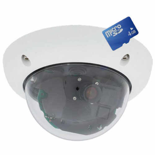 Camera supraveghere Dome IP Mobotix MX-D24M-Sec, 3 MP, 22 mm
