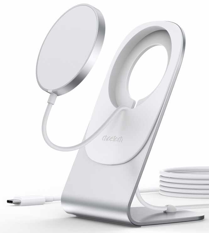 Stand si incarcator wireless magnetic Magasafe IPhone 12, Choetech