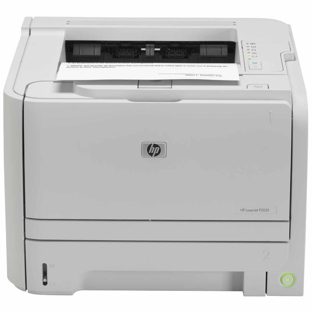 Imprimanta Laser Monocrom HP LaserJet P2035, A4, 30ppm, 600 x 600, USB, Toner Nou 2.3K