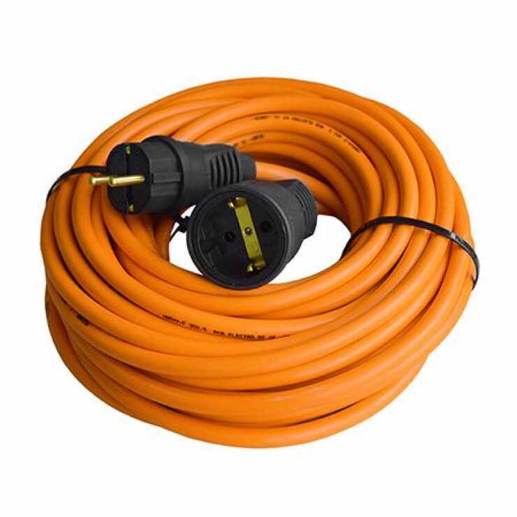Cablu prelungitor Schuko T-M 20m Orange, PS15-1X20