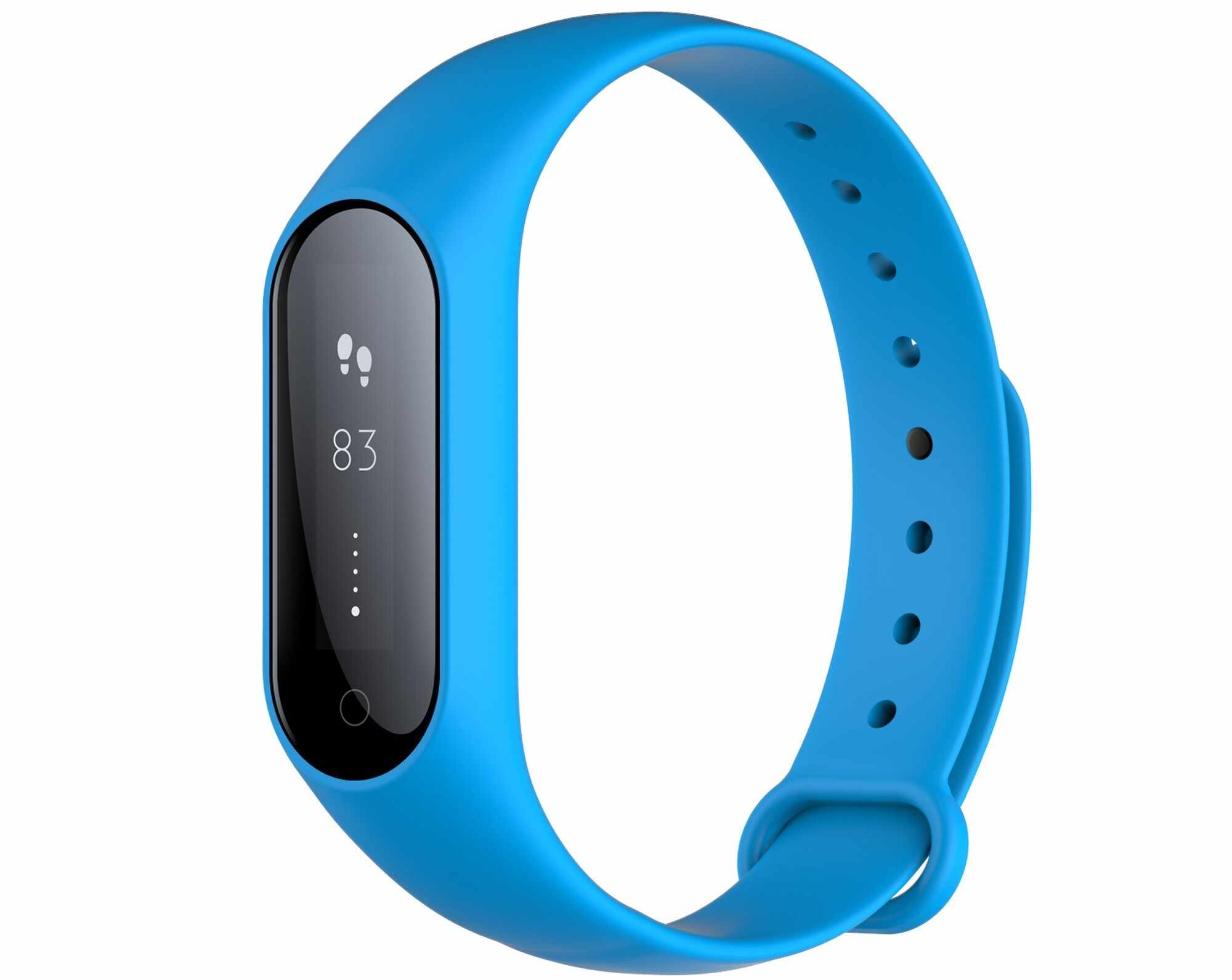 Bratara fitness iUni Y3, Bluetooth, display OLED, Notificari, Pedometru, Monitorizare Sedentarism, Puls, Blue
