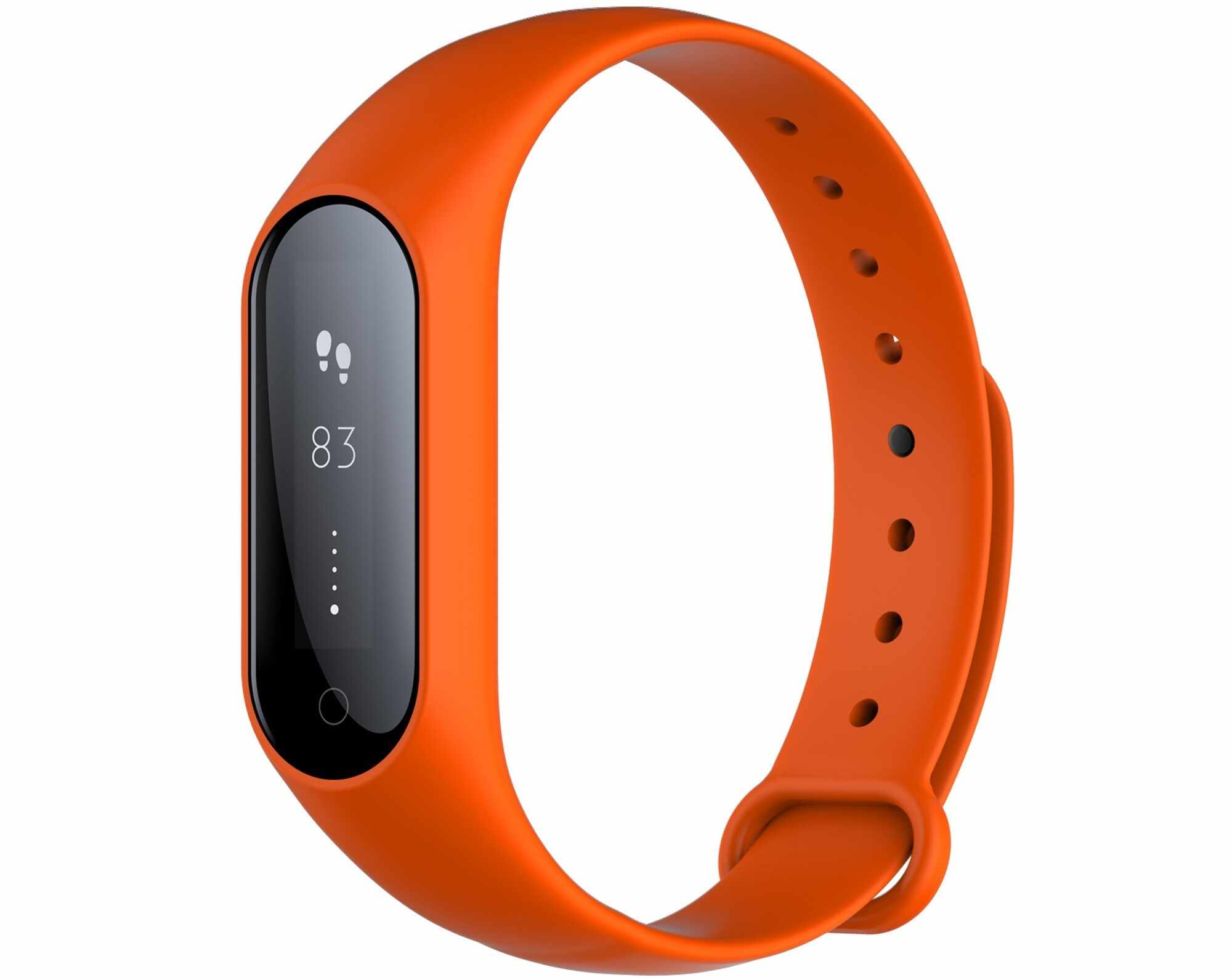 Bratara fitness iUni Y3, Bluetooth, display OLED, Notificari, Pedometru, Monitorizare Sedentarism, Puls, Oxigen sange, Orange