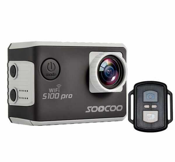 Camera Video Sport 4K iUni Dare S100 Pro Black, WiFi, mini HDMI, 2 inch LCD, comanda vocala, telecomanda