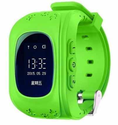 Ceas GPS Tracker si Telefon pentru copii iUni Kid60, BT, Apel SOS, Activity and sleep, Green