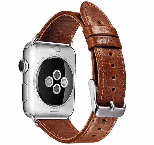 Curea pentru Apple Watch 38 mm piele iUni Vintage Brown