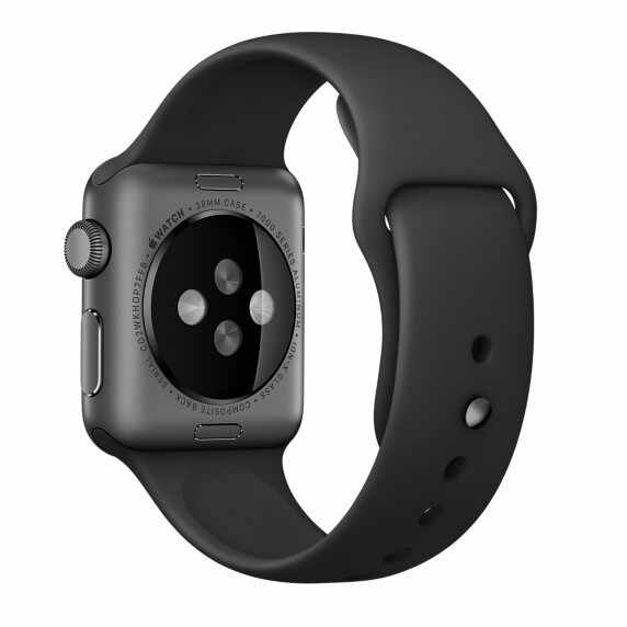 Curea pentru Apple Watch 38 mm Silicon iUni Black