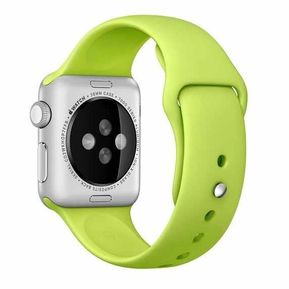 Curea pentru Apple Watch 38 mm Silicon iUni Green
