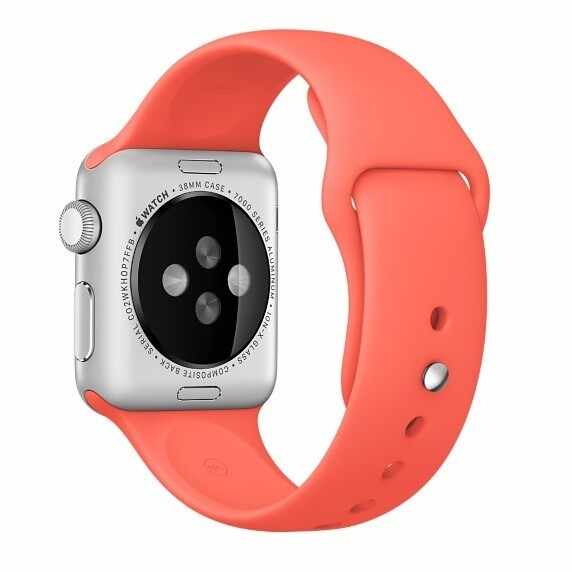 Curea pentru Apple Watch 38 mm Silicon iUni Red
