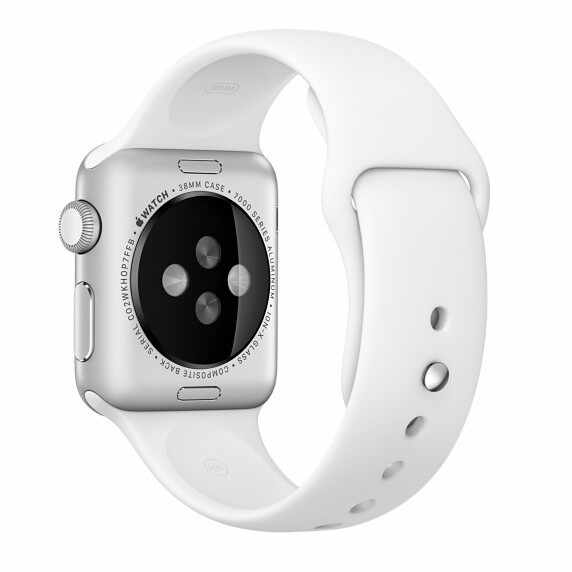 Curea pentru Apple Watch 38 mm Silicon iUni White