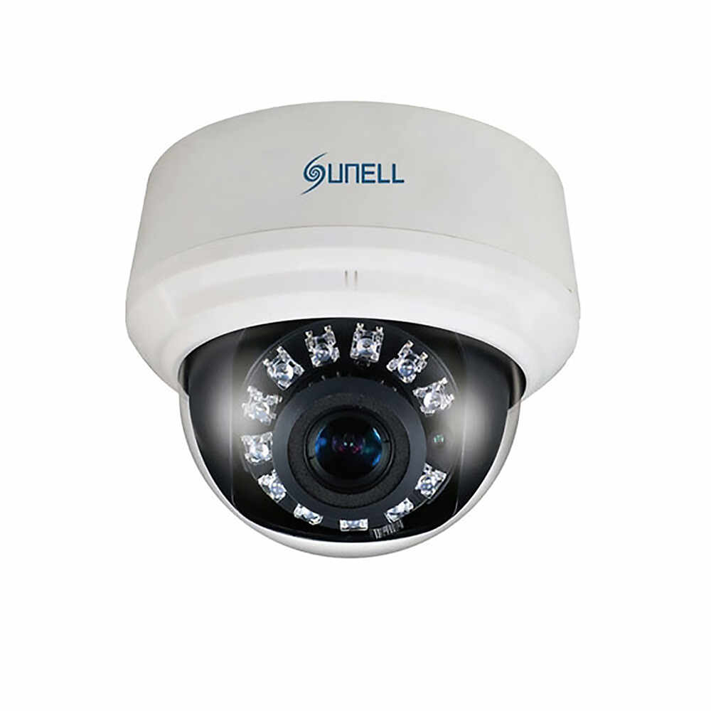 Camera supraveghere Dome IP Sunell SN-IPD54/31XDR, 3 MP, IR 15 m, 3.3 - 12 mm