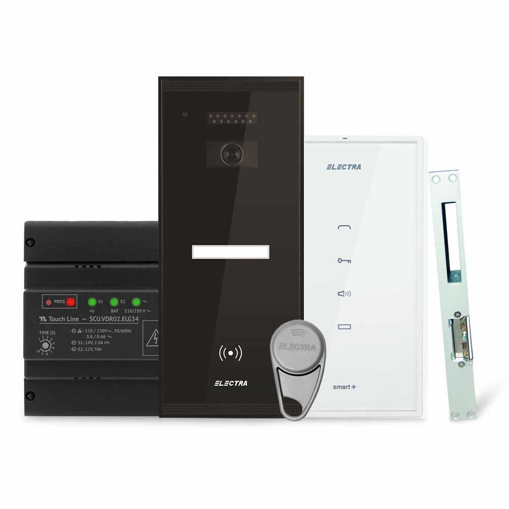 Set interfon Electra Smart INT-ELEC-03, 1 familie, RFID, 2 tag-uri