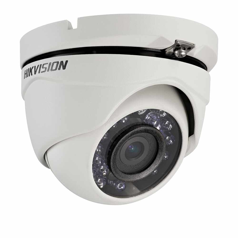 Camera supraveghere Dome Hikvision TurboHD DS-2CE56C0T-IRMF, 1 MP, IR 20 m, 2.8 mm