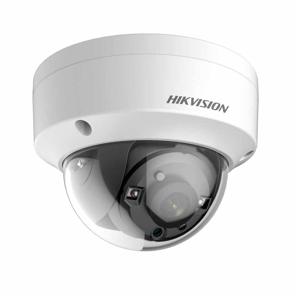 Camera supraveghere Dome Hikvision TurboHD DS-2CE56H1T-VPIT, 4 MP, IR 20 m, 2.8 mm
