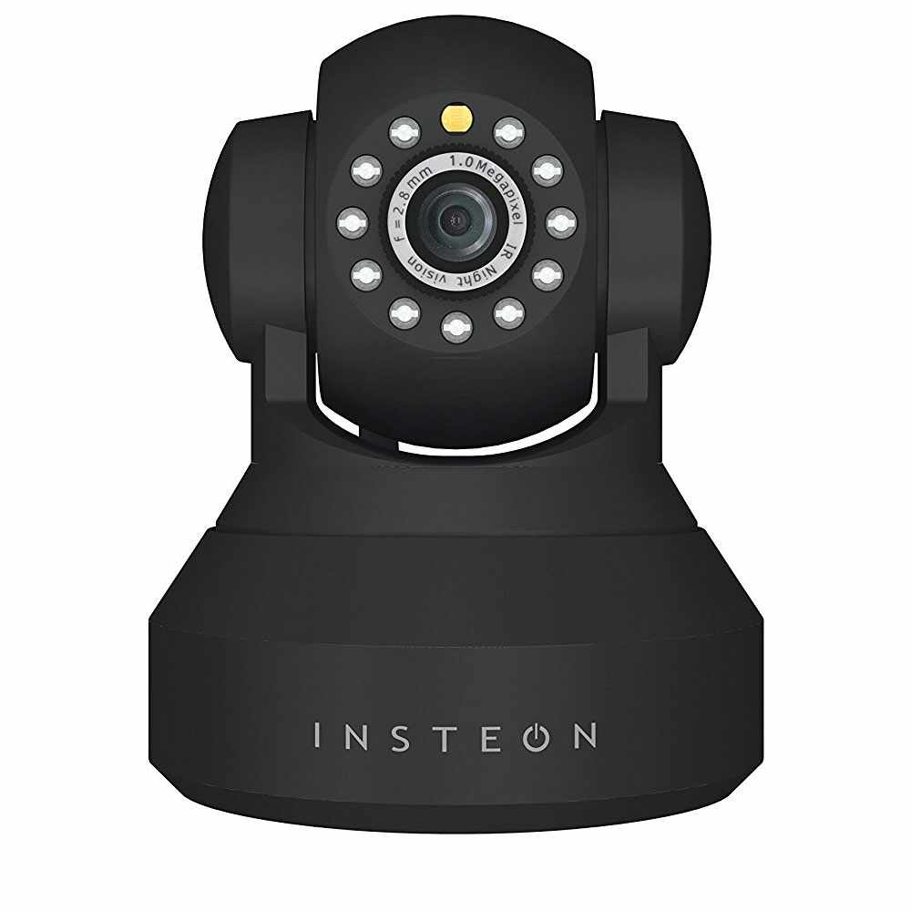 Camera supraveghere IP wireless Insteon 2864-226, 1 MP, IR 8 m, WiFi. negru