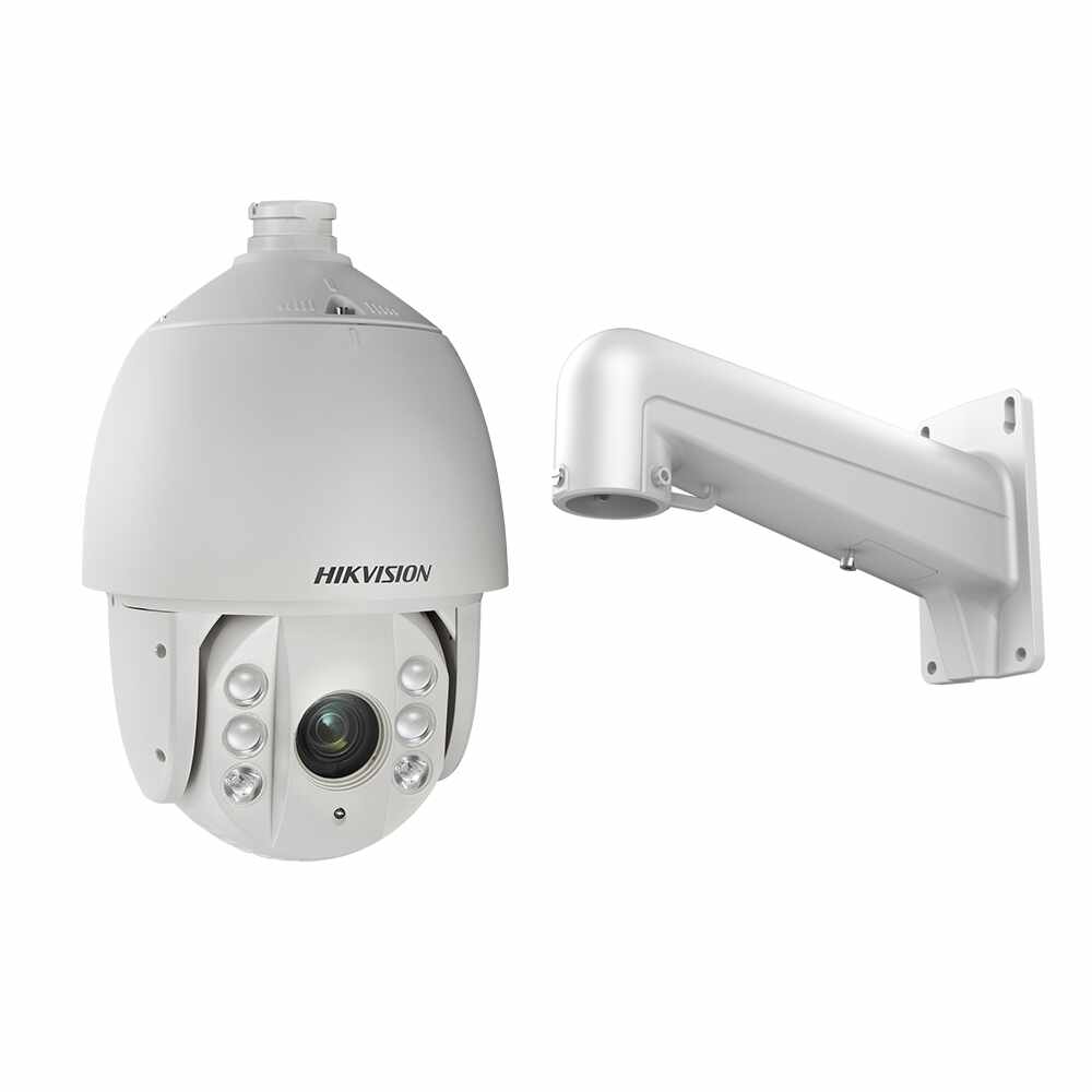 Camera supraveghere Speed Dome Hikvision TurboHD DS-2AE7225TI-A, 2 MP, IR 150 m, 4.8 - 120 mm, 25x + Suport