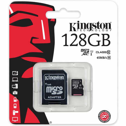 Card de memorie Kingston MicroSDHC 128GB