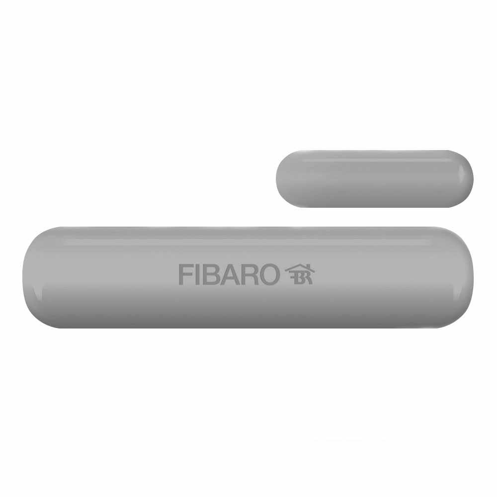 Senzor de usa/geam gri FIBARO fgk-102, Z-Wave, 30m, 868.4 MHz