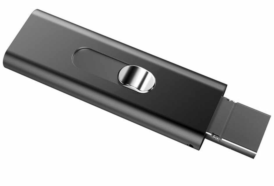 Stick USB Spion Reportofon iUni SpyMic STK96, Memorie interna 8GB, Negru