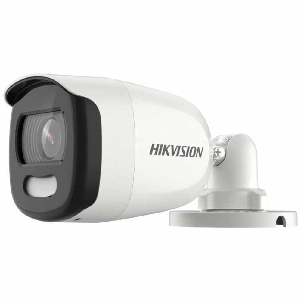 Camera supraveghere exterior Hikvision ColorVu DS-2CE10HFT-F, 5 MP, lumina alba 20 m, 3.6 mm