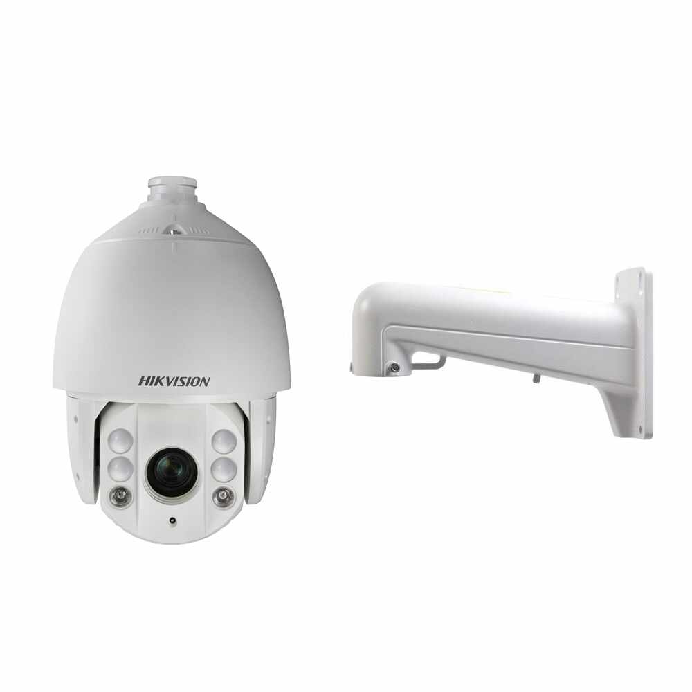Camera supraveghere Speed Dome IP Hikvision DS-2DE7530IW-AE, 5 MP, IR 150 m, 5.9 - 177 mm, 30x + support