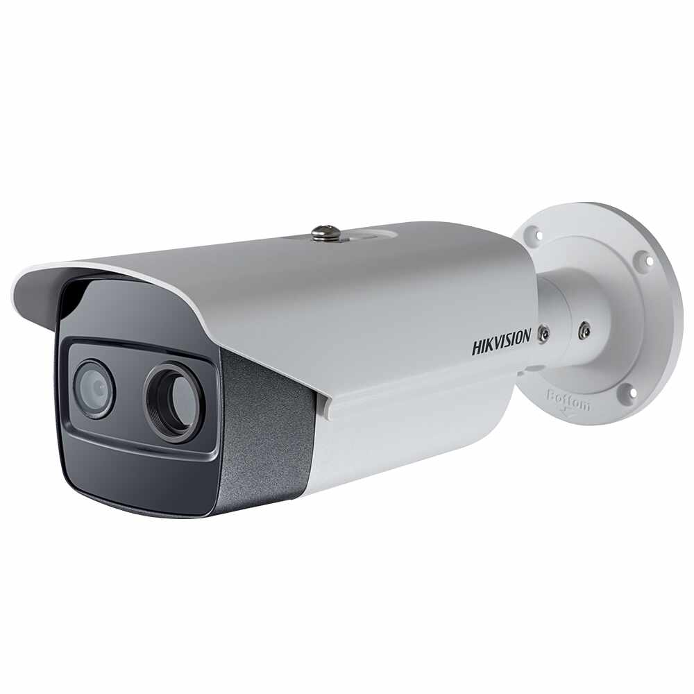 Camera supraveghere termica IP de exterior Hikvision DS-2TD2615-7, 2MP, 30 m, 6 mm