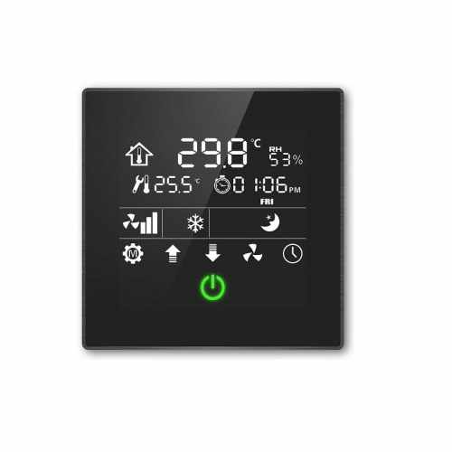 Termostat de camera cu touch screen CHTC-86/01.1.11, 3.5inch, 4 moduri, alerta la inghet