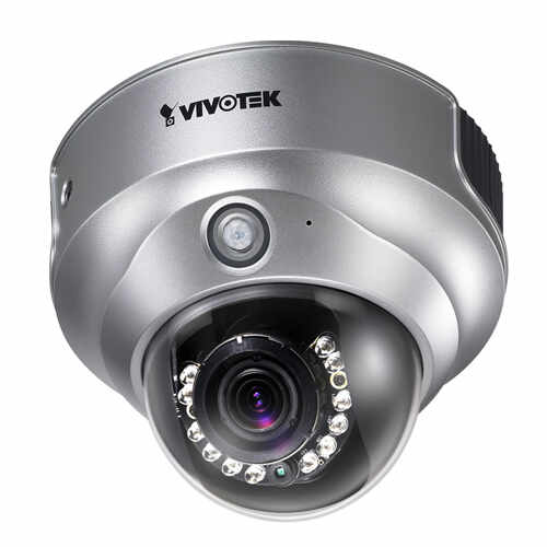 Camera supraveghere Dome IP Vivotek FD8161, UXGA, IR 15 m, 3 - 9 mm