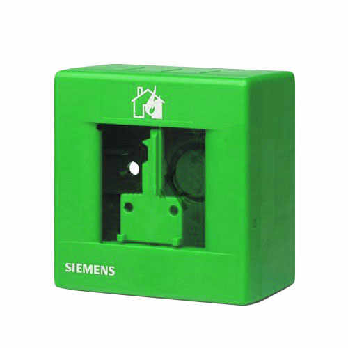 Carcasa buton de incendiu verde Siemens FDMH291-G