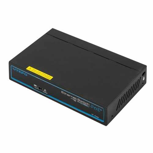 Switch PoE+ UTP3-SW04-TP60, 5 porturi, 10/100 Mbps