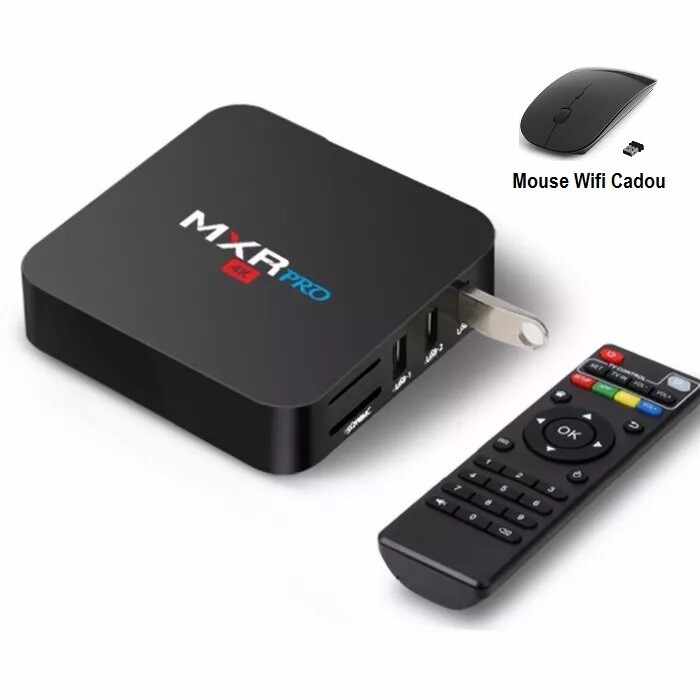 TV Box, Media player 4K, MXR PRO, Android 9, 4gb/32gb 4k, Bluetooth, Netflix