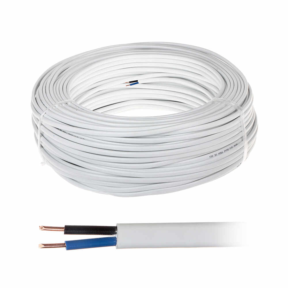 Cablu alimentare MYYUP 2x1, 2x1.00 mm, plat, rola 100 m