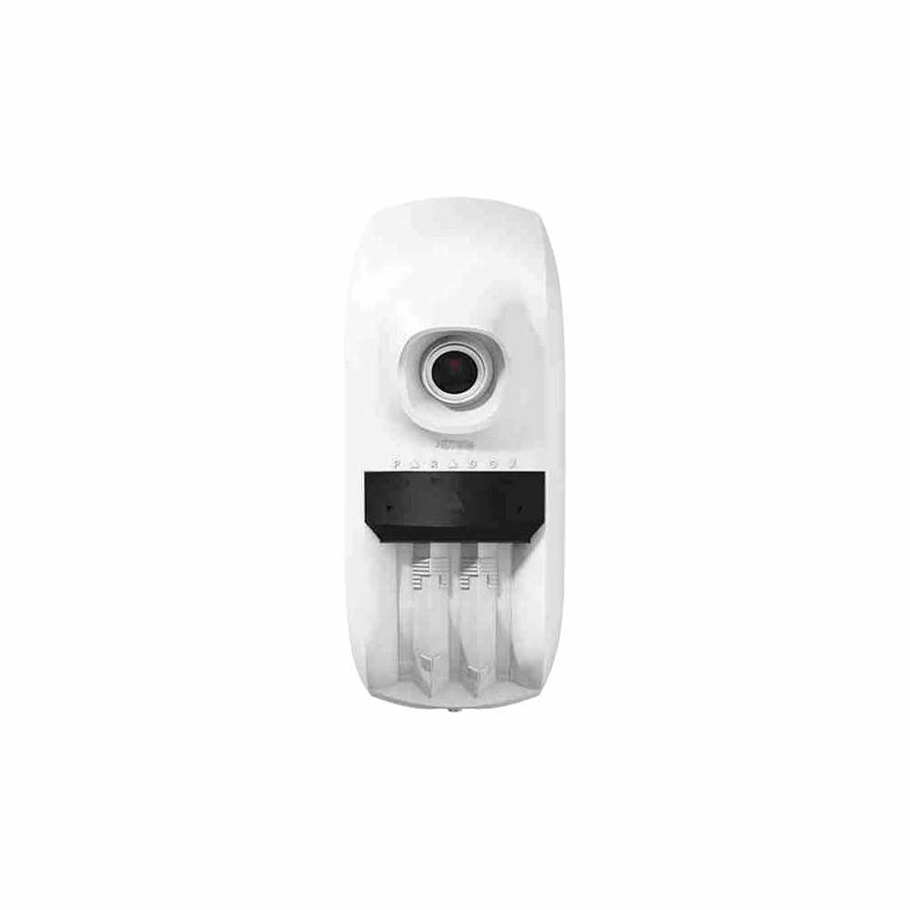 Detector de miscare cu camera video pentru exterior Paradox HD88, 1.4 MP, microfon, Ethernet/Wi-Fi, Pet immunity