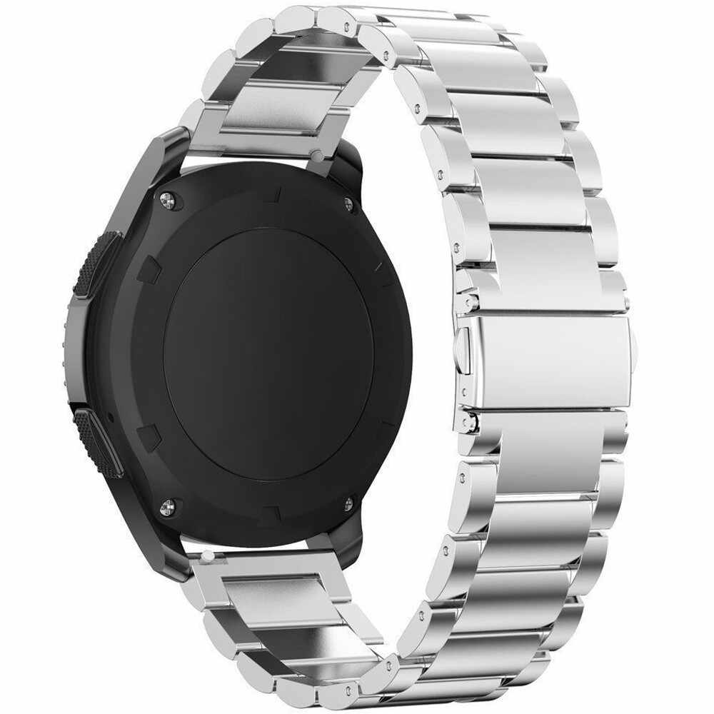 Curea metalica Smartwatch Samsung Gear S2, iUni 20 mm Otel Inoxidabil, Silver