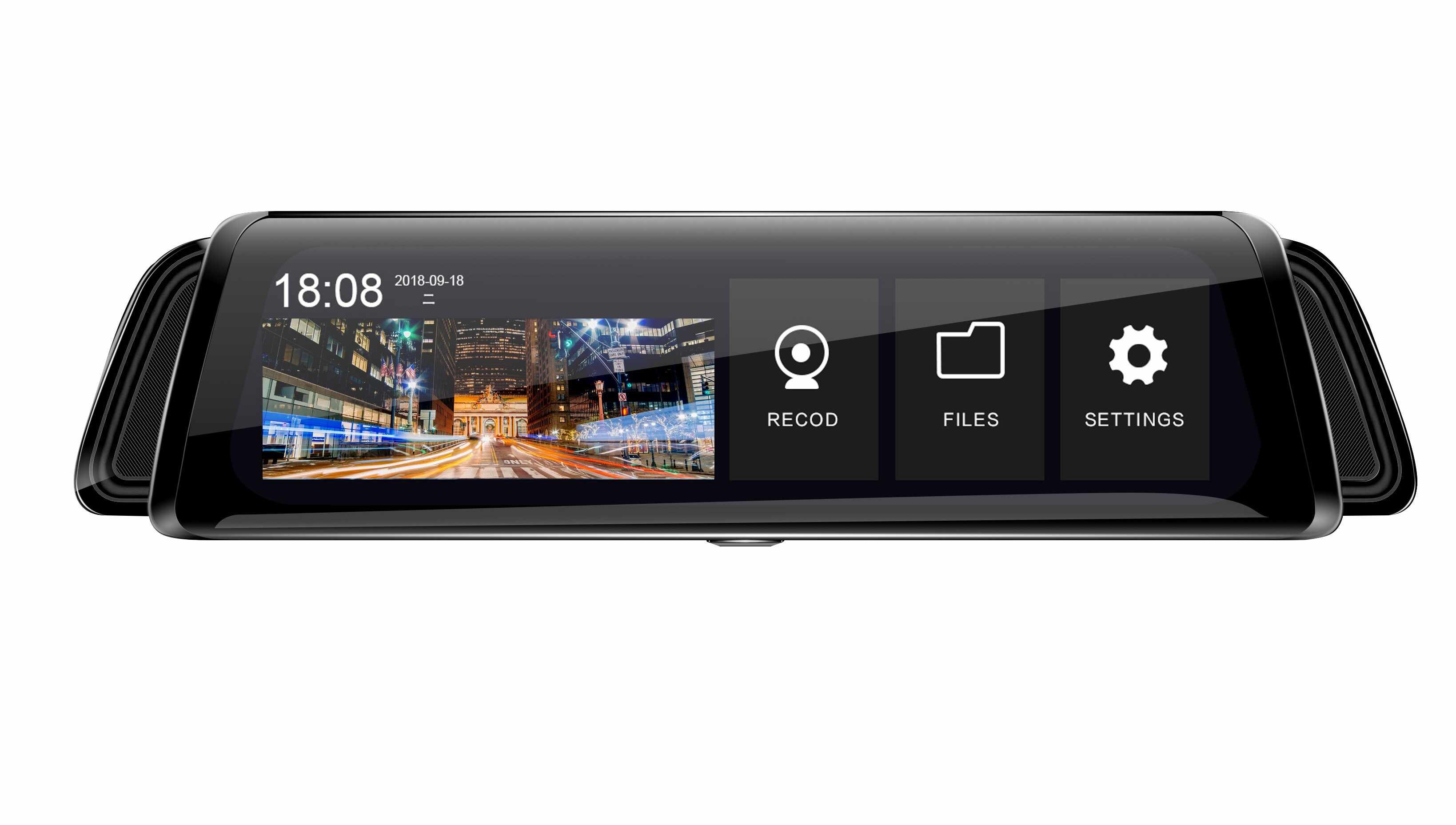 Camera Video Auto Premium Tip Oglinda L660 Dubla Full HD Ecran TouchScreen 10' 12MP Unghi 170 Grade
