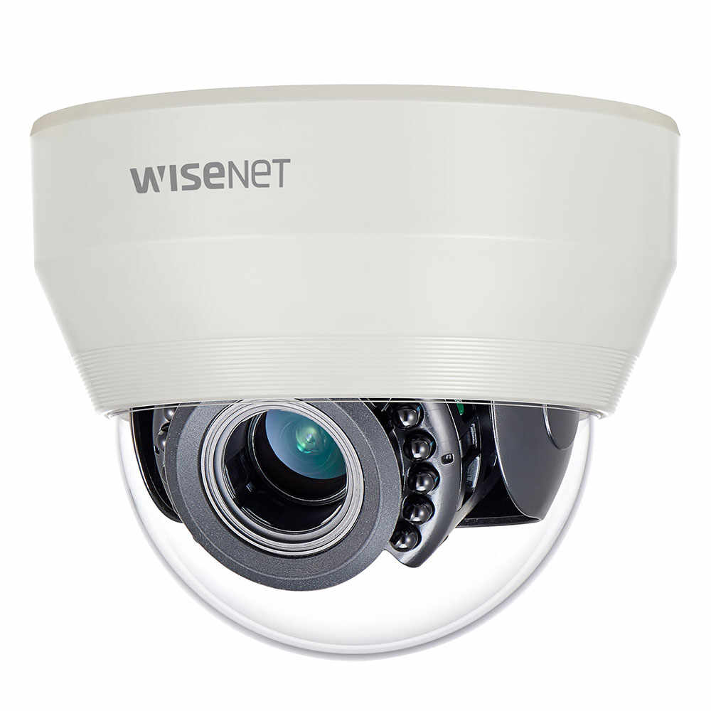 Camera de supraveghere Dome Hanwha Wisenet HCD-6070R, 2 MP, IR 20 m, 3.2 - 10mm