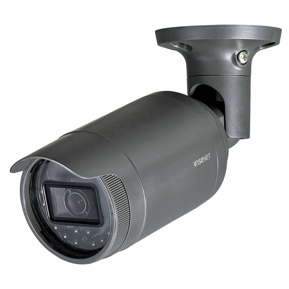 Camera supraveghere IP Bullet Hanwha Wisenet LNO-6010R, 2 MP, 3.0 mm, IR 30m, slot card, PoE