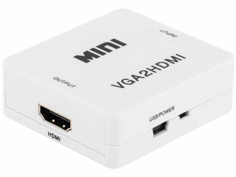 Convertor VGA la HDMI cu audio, KOM0846