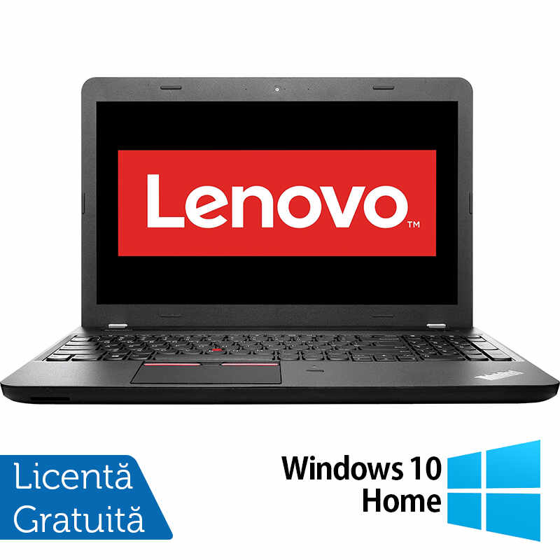 Laptop Lenovo ThinkPad E550, Intel Core i3-5005U 2.00GHz, 4GB DDR3, 500GB SATA, DVD-RW, 15.6 Inch, Webcam, Tastatura Numerica + Windows 10 Home