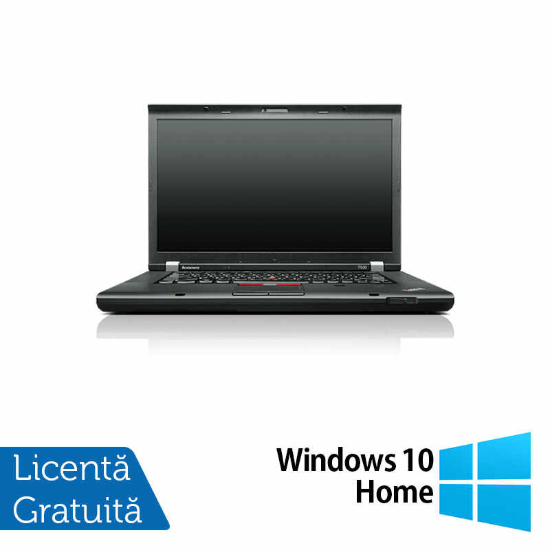 Laptop LENOVO ThinkPad T530, Intel Core i5-3380M 2.90GHz, 4GB DDR3, 120GB SSD, DVD-RW, 15.6 Inch, Webcam + Windows 10 Home