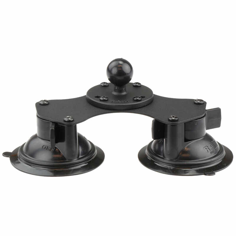 RAM® Twist Lock™ Dual Suction Cup Base with Ball