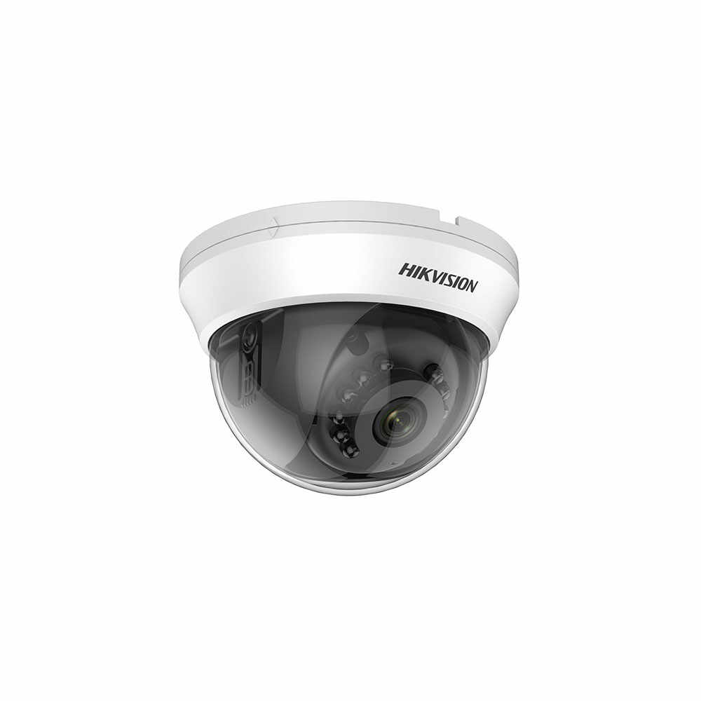 Camera supraveghere Dome Hikvision DS-2CE56D0T-IRMMFC, 2 MP, IR 20 m, 2.8 mm