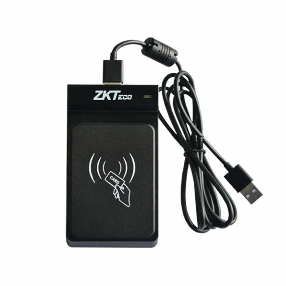 Cititor de proximitate pentru birou ZKTeco ACC-USBR-CR20M, EM, 13.56 MHz, USB, plug and play