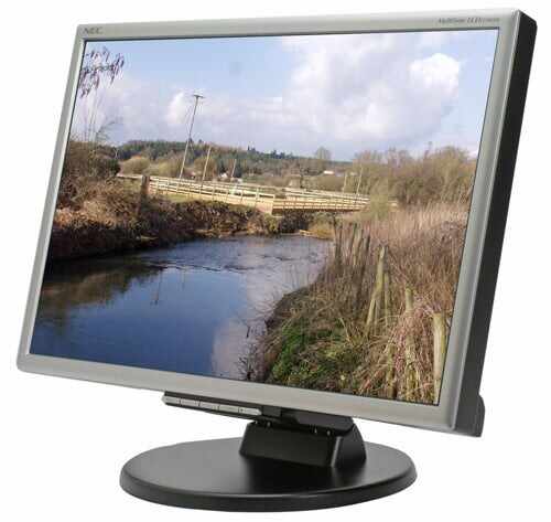 Monitor NEC 225WXM, 22 Inch LCD, 1680 x 1050, VGA, DVI, Fara Picior, Grad A-