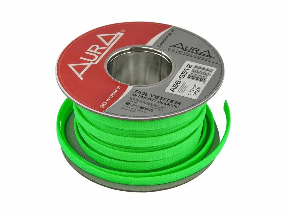 Tresa Cablu verde AURA ASB G512, Metru Liniar / Rola 30m, 5-12MM