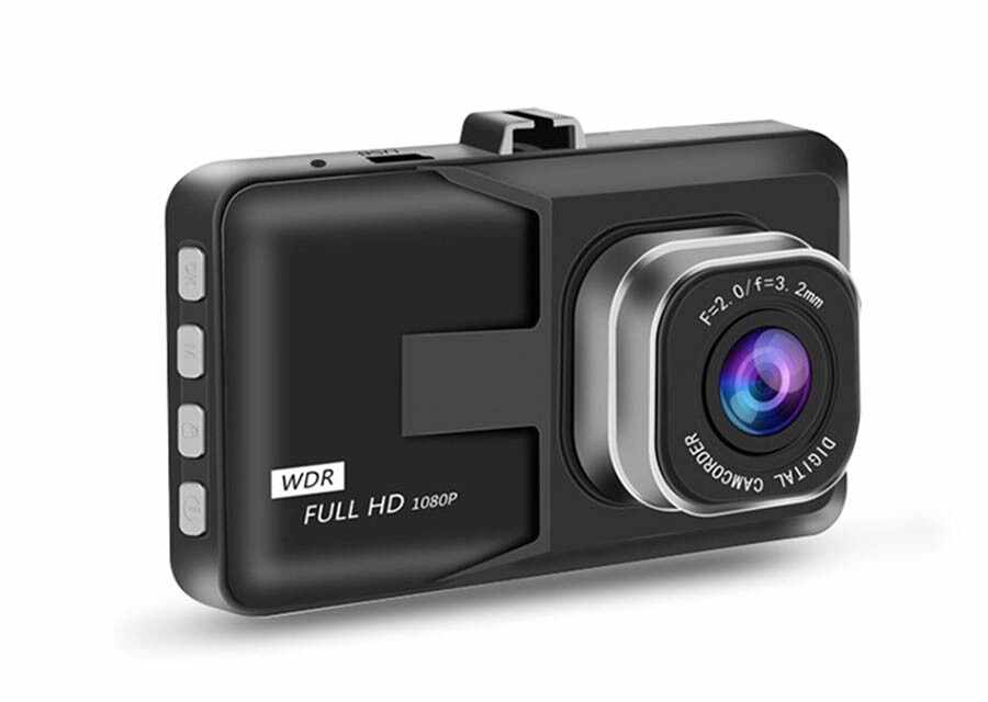 Camera Video Auto Dubla Techstar® T636, FullHD, 1080P, Functie WDR, Camera Marsarier 720P, Ecran 3 inch LCD
