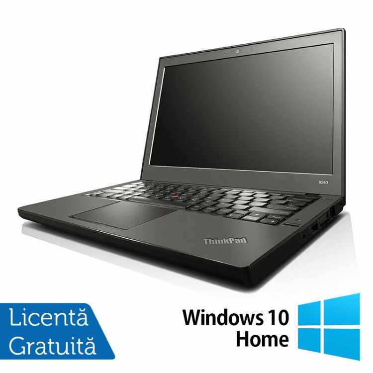 Laptop Lenovo Thinkpad x240, Intel Core i5-4300U 1.90GHz, 8GB DDR3, 240GB SSD, 12.5 Inch, Webcam + Windows 10 Home