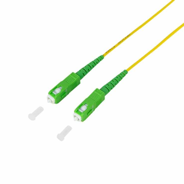 Cablu fibra optica Simplex Single Mode OS2 SC/APC-SC/APC 0.5m, Logilink FPSSC00