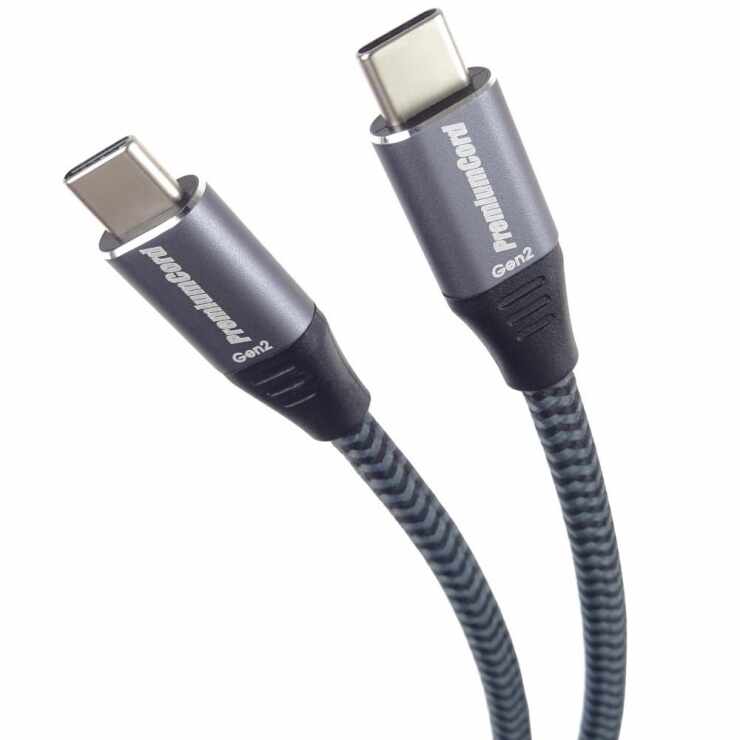 Cablu USB 3.2 Gen2-C la USB type C 3A/60W T-T brodat 0.5m, ku31cr05