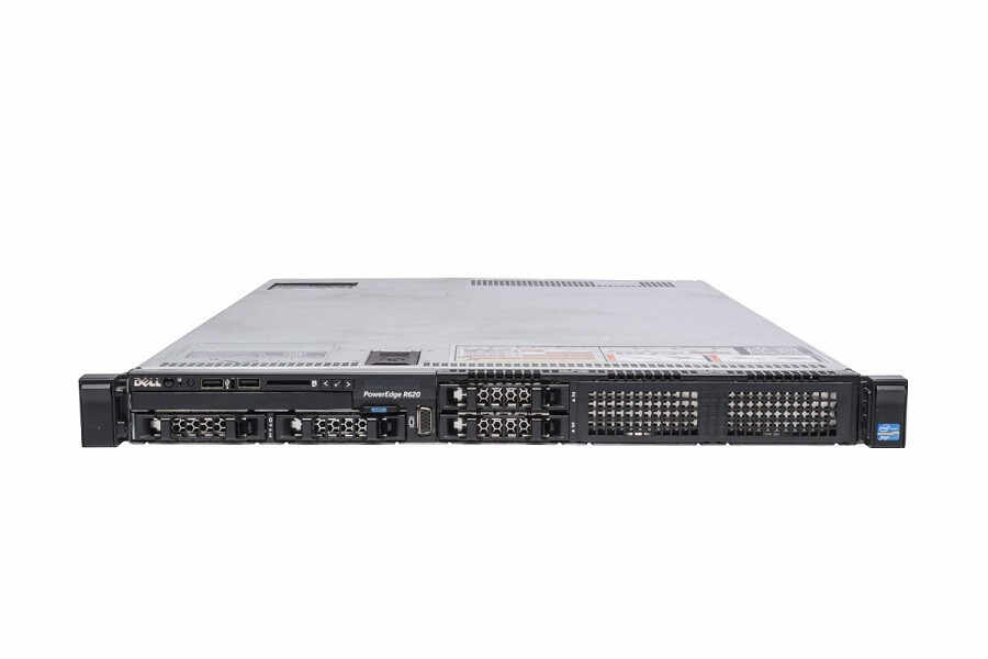 Server Dell R620, 2 x Intel Xeon Hexa Core E5-2630 V2 2.60 - 3.10GHz, 384GB DDR3, 4 x HDD 1.2TB SAS/10K, Perc H710, 4 x Gigabit, 2 x PSU
