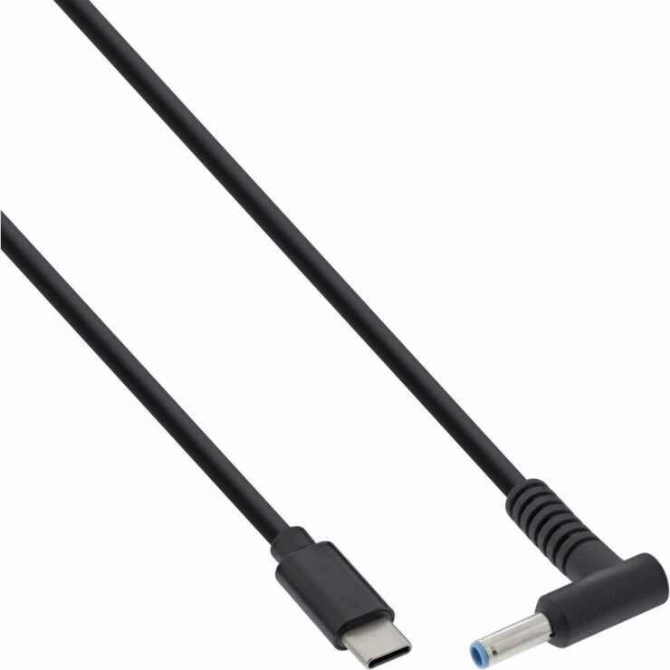 Cablu de alimentare USB Type-C la DC 4.5/3.0/0.6mm HP 3.25A 2m, Inline IL26674